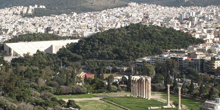 Athens zeus ruins