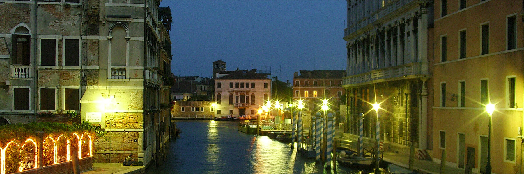 Venice, Italy at night